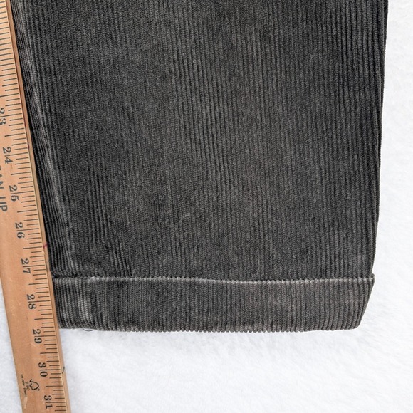 Vintage Brooks Brothers Pants Mens 38x30 Brown Corduroy Pleated Cuffed Y2K - Picture 5 of 8